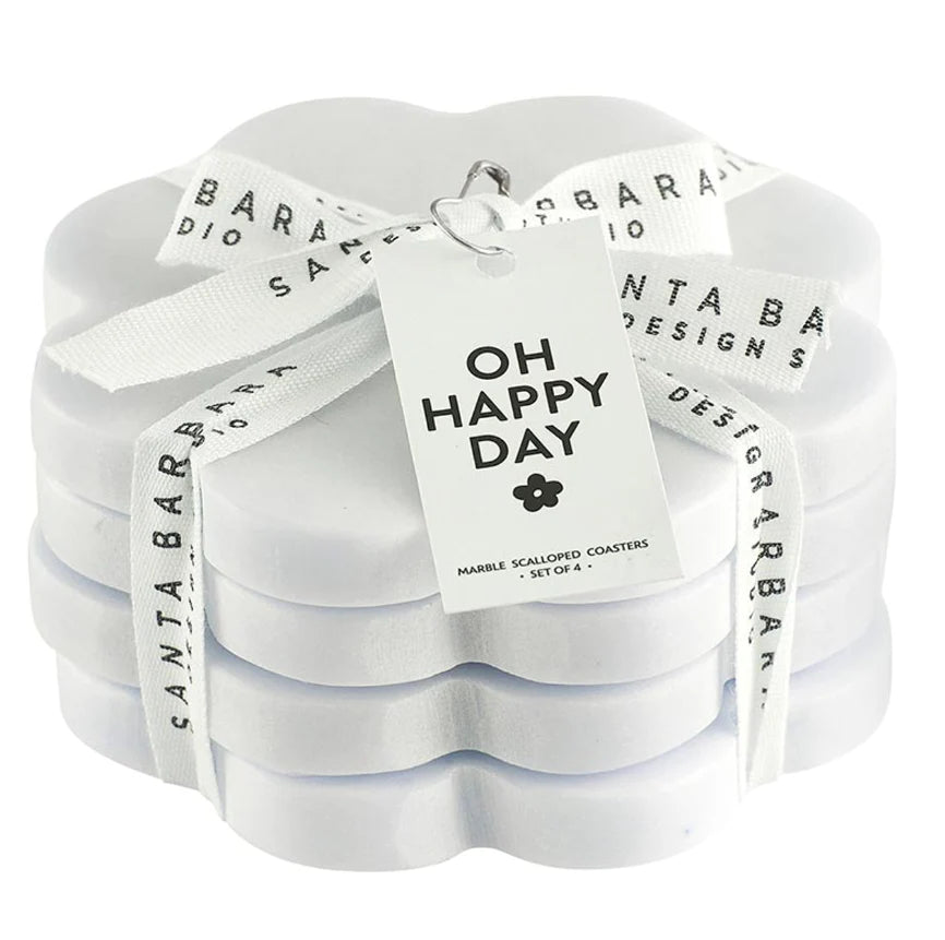 Sippin Scalloped Coasters
