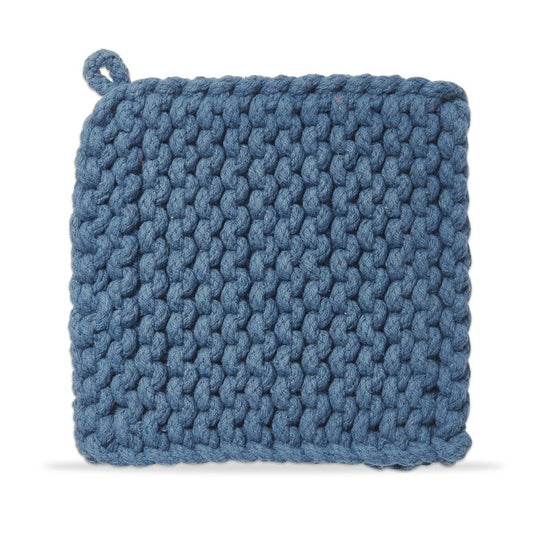 Tag - CROCHET TRIVET POTHOLDER BLUE
