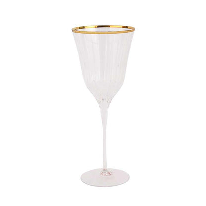 Vietri-Natalia Gold Water Glass