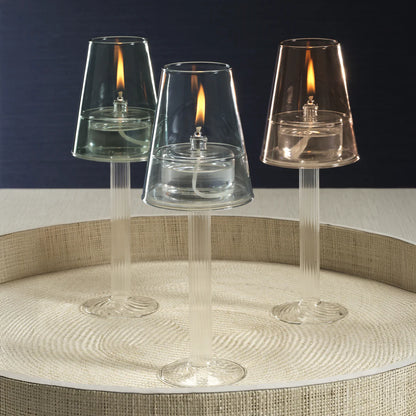 Zodax-Dauphine Table Lamp with 3 oz Votive Oil Lamp