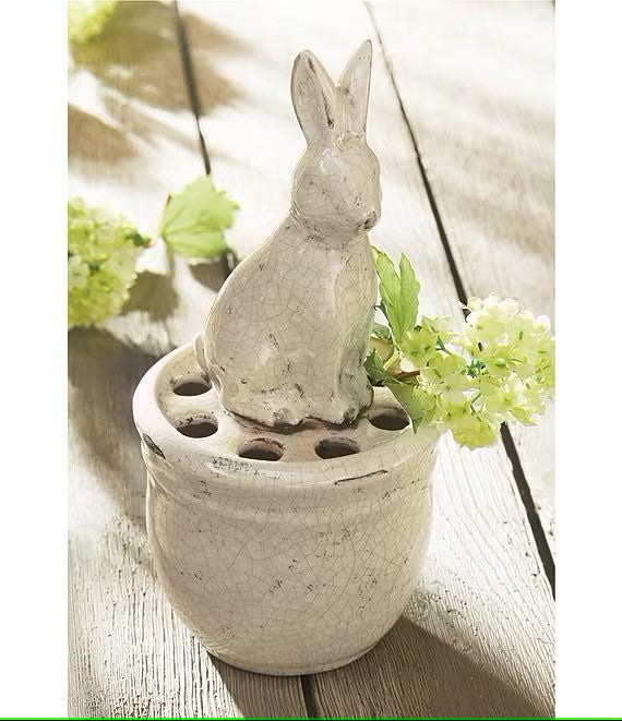 Mudpie-Bunny Pot Vase