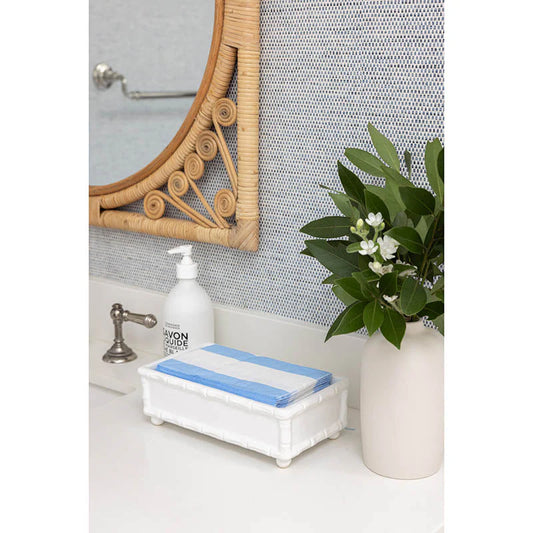 Two's company-ceramic bamboo guest napkin holder