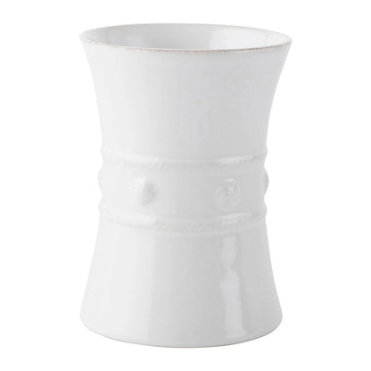 Juliska- Berry & Thread  Utensil Crock/Wine Cooler - Whitewash