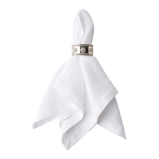 Juliska- Berry & Thread Napkin Ring Silver Set/4