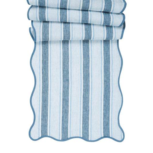 Juliska- 18" x 90" Table Runner - Ocean