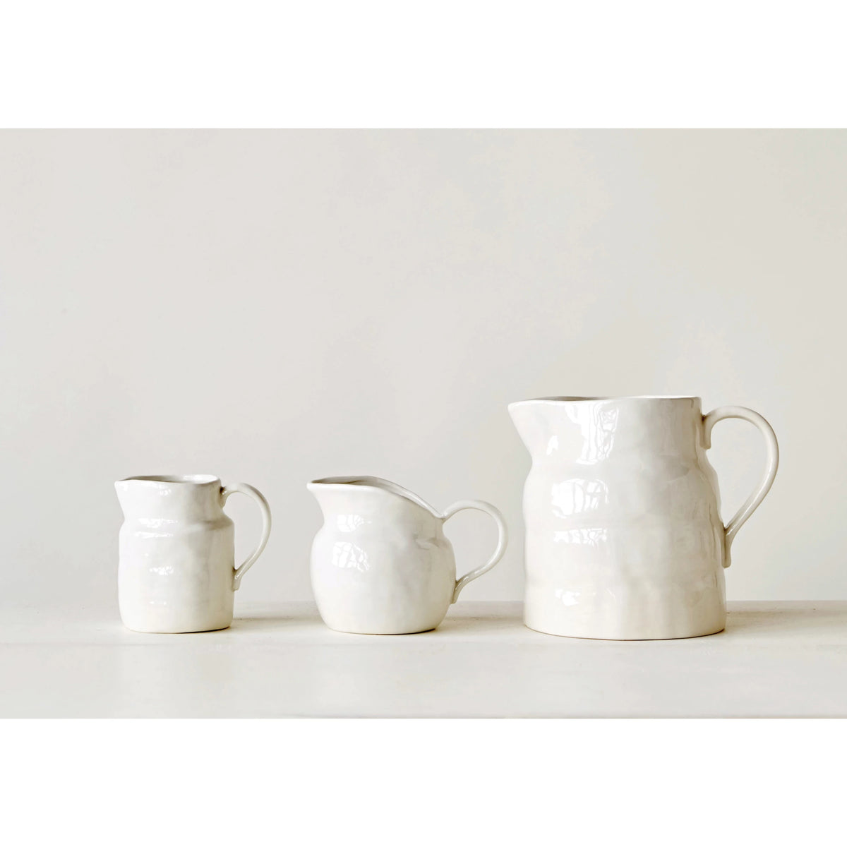Creative Co Op-Stoneware Vintage Reproduction Pitcher