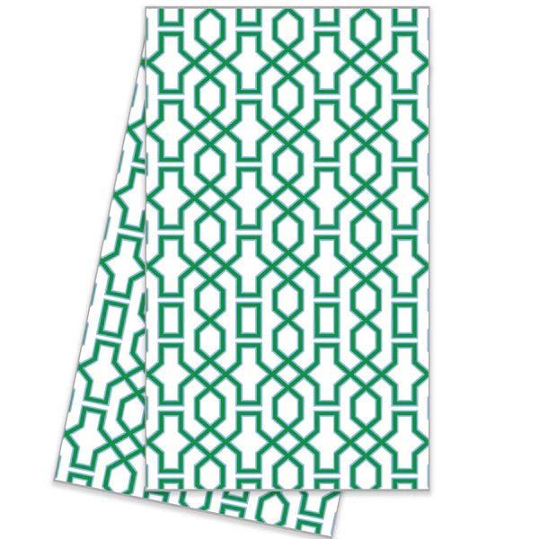 WH Hostess-Tea Towel floral stripe
