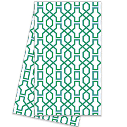 WH Hostess-Tea Towel floral stripe