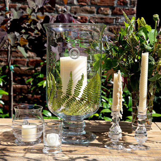 Juliska- Berry & Thread 11" Glass Hurricane