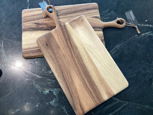 Be Home-Acacia board with short handle small