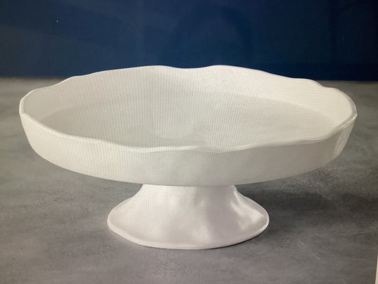 BEATRIZ BALL - NON-METAL VIDA Nube Round Pedestal Cake Plate (White)