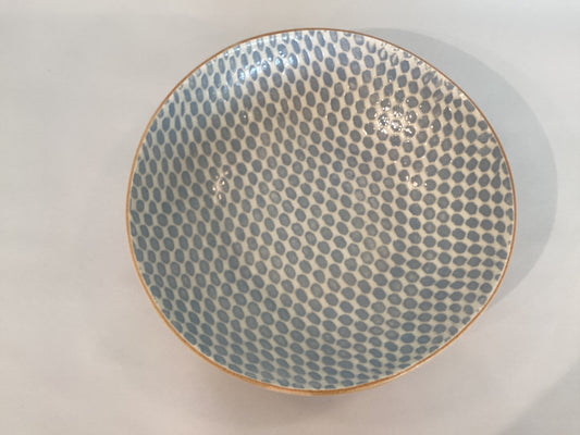 Terrafirma-Medium Serving Dot Pattern in Opal color