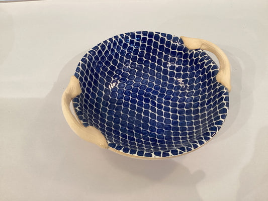 Terrafirma-9" Vegetable Bowl Taj Cobalt