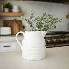 Creative Co Op-Stoneware Vintage Pitcher