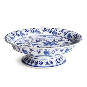 Napa-BARCLAY BUTERA DYNASTY FLORAL DECORATIVE PLATE