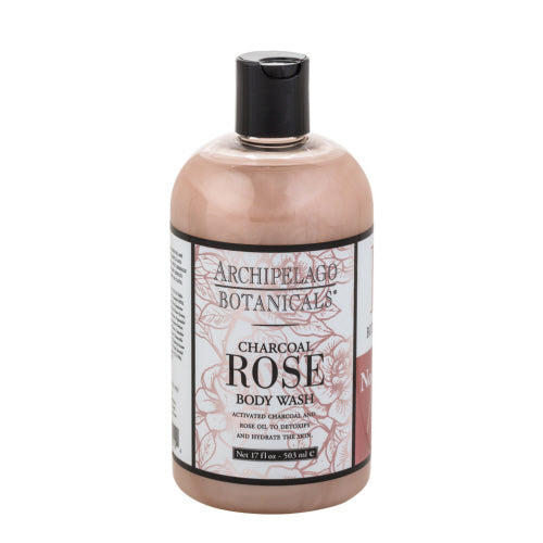 Archipelago-Charcoal Rose body wash