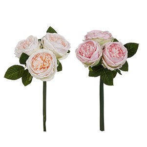 Raz-12" real touch English rose bundle