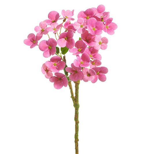 Raz-Pink Floral Pick 15"