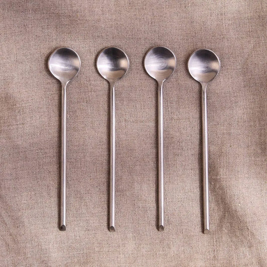 Be Home-Thin Stainless Medium Spoon Set/4