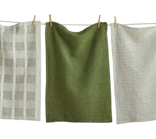 Tag-Sonoma Dish Towel S/3 Green