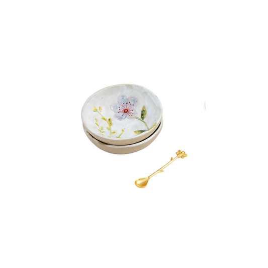 Mudpie-Blue Flower Tidbit Set